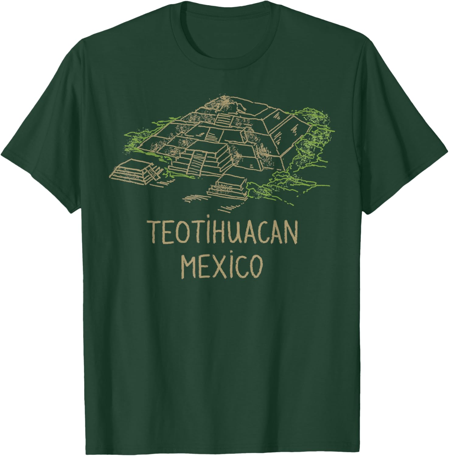 Teotihuacan Mexico T-Shirt - T-Shirt | Forest
