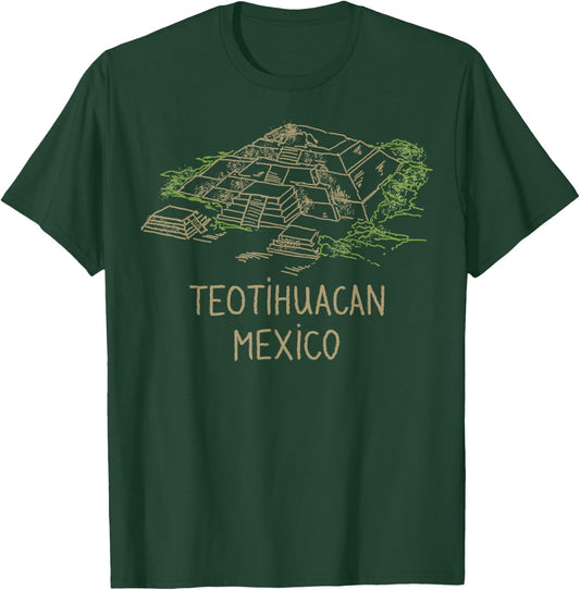 Teotihuacan Mexico T-Shirt - T-Shirt | Forest