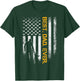 Vintage USA American Flag Best Dad Ever Funny Father's Day T-Shirt - T-Shirt | Forest