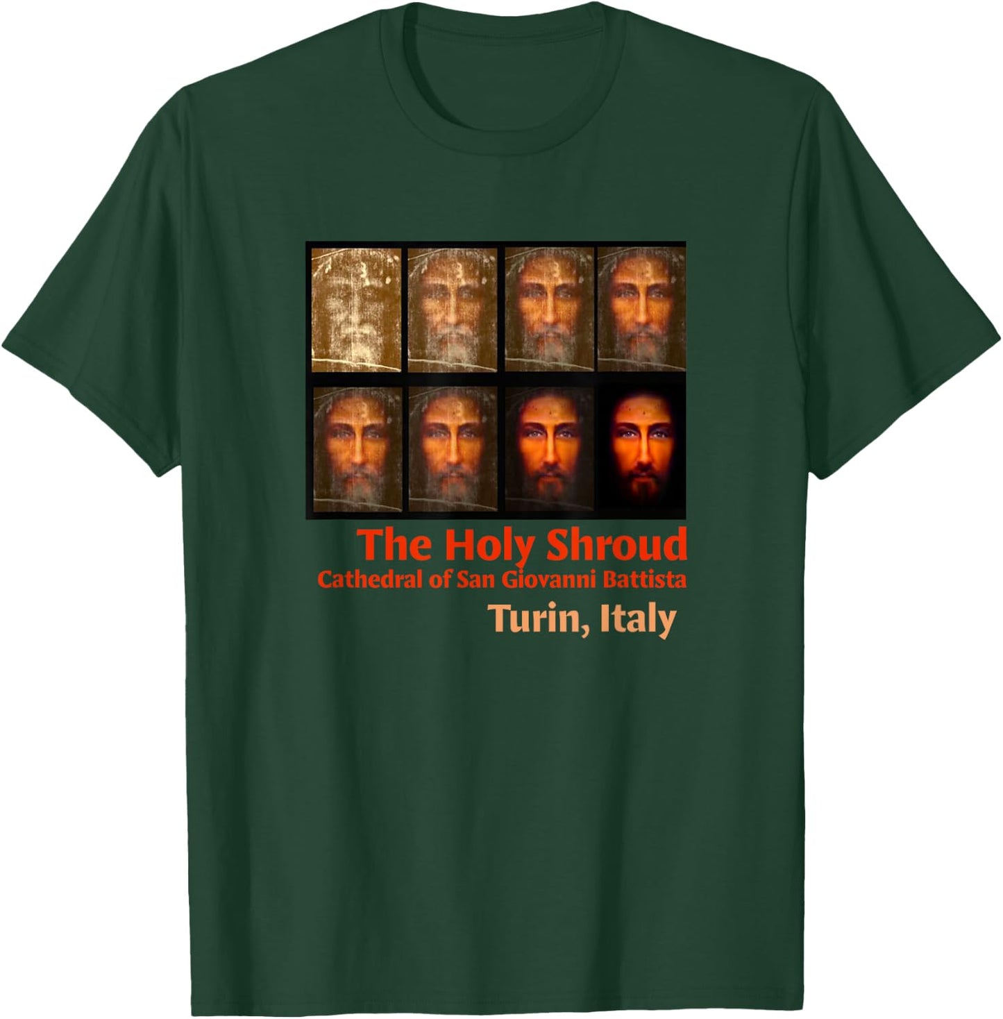 Shroud of Turin The Holy Face of Jesus Test Phases T-Shirt - T-Shirt | Forest