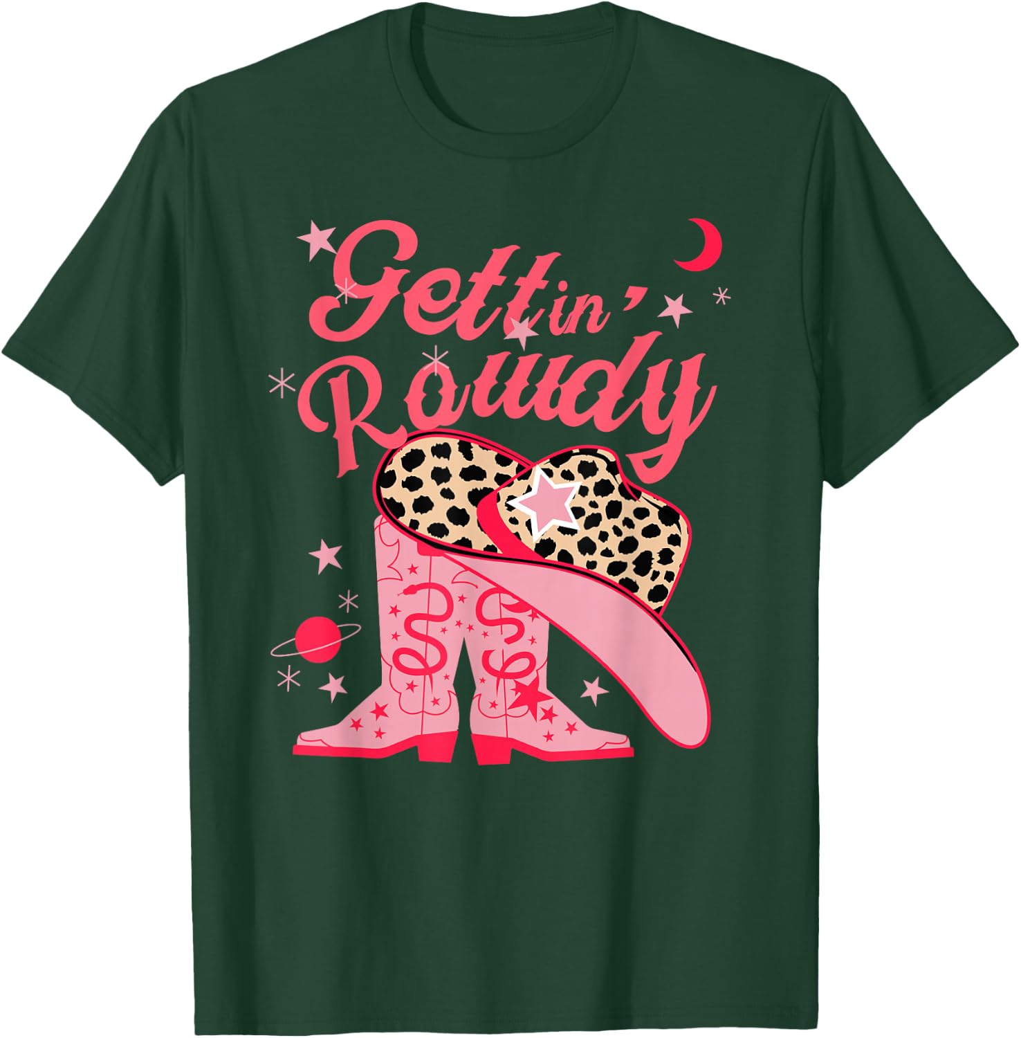 Getting Rowdy Getting Hitched Nashville Bachelorette Party T-Shirt - T-Shirt | Forest