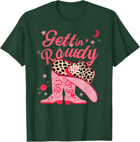 Getting Rowdy Getting Hitched Nashville Bachelorette Party T-Shirt - T-Shirt | Forest