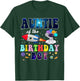 Auntie Of The Birthday Astronaut Boy Space Theme T-Shirt - T-Shirt | Forest