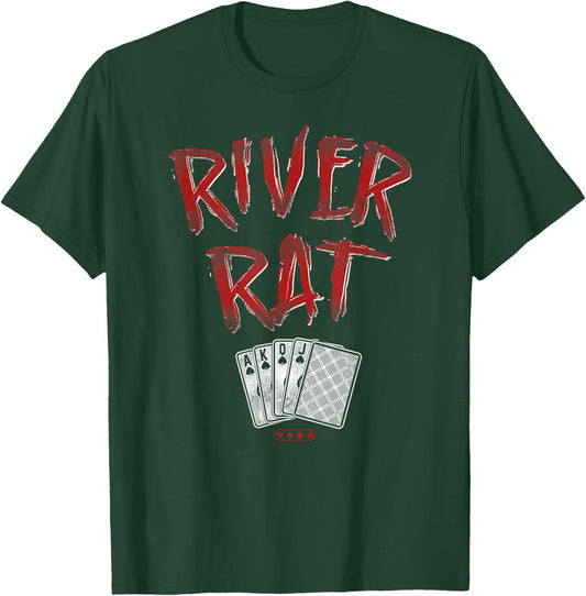 Poker Vintage River Rat T-Shirt - T-Shirt | Forest