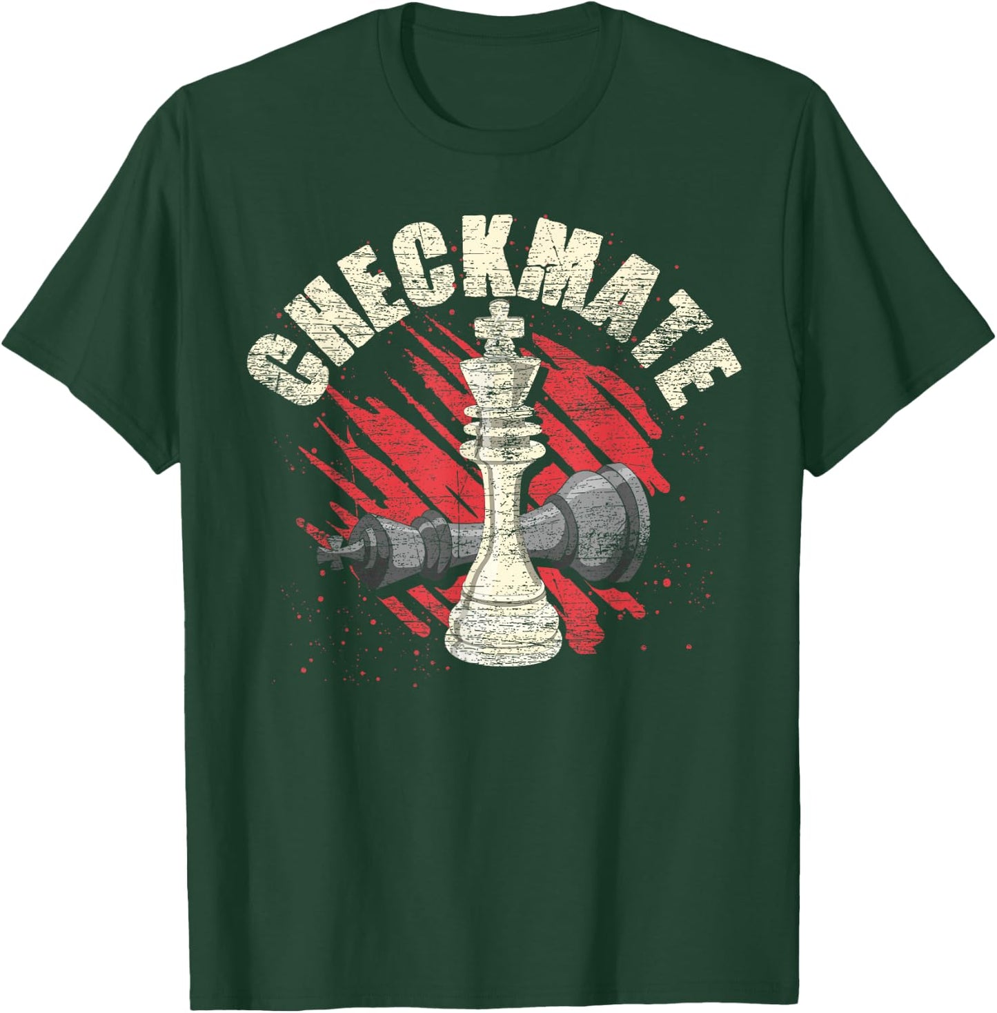 Chess Mat Chess Figure King Chess Player Board Game Chess T-Shirt - T-Shirt | Forest