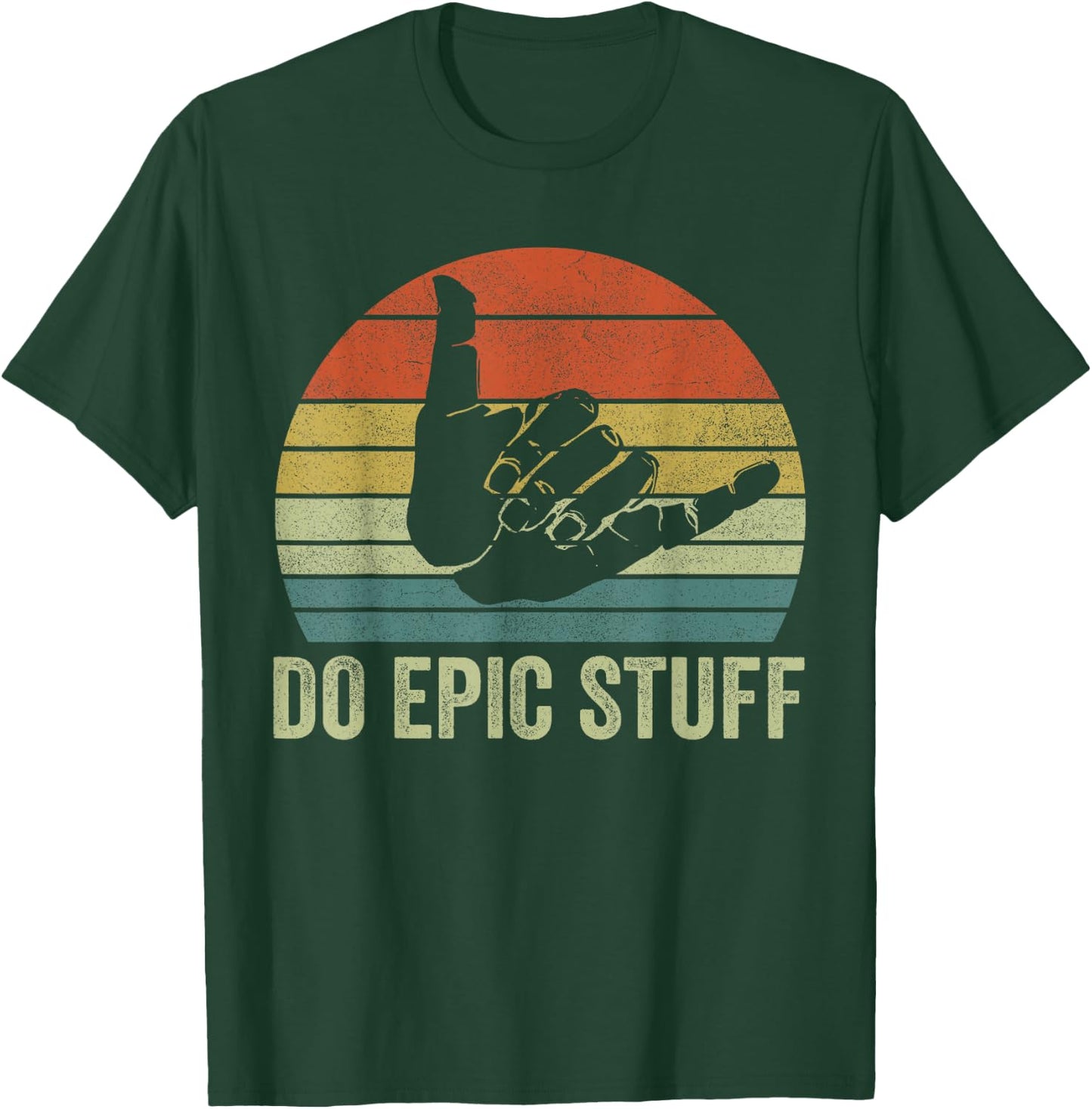 Beach Surf Do Epic Stuff Shirts, Windsurfing Surfer Men Boys T-Shirt - T-Shirt | Forest