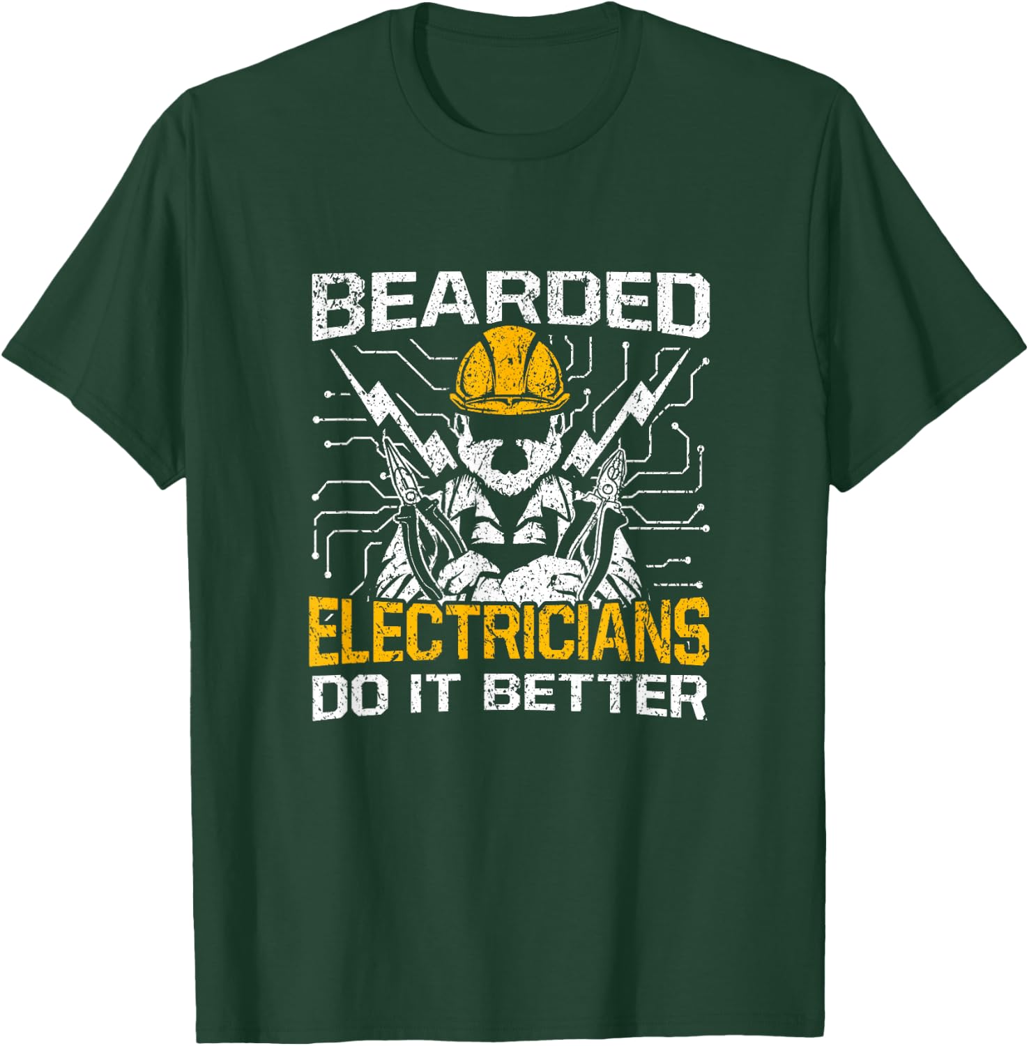 Bearded Electricians Do It Better T-Shirt - T-Shirt | Forest