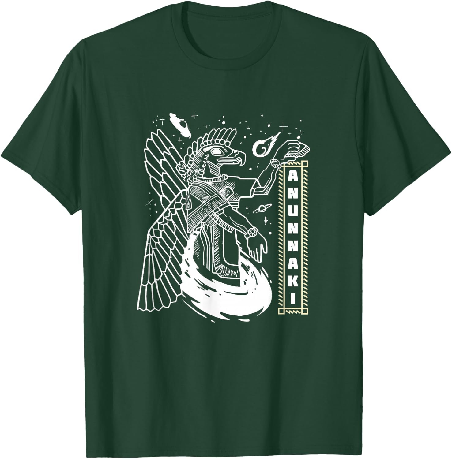 Anunnaki Sumerian Gift Pre-Astronautics T-Shirt - T-Shirt | Forest