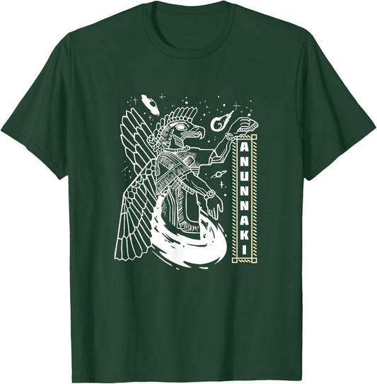 Anunnaki Sumerian Gift Pre-Astronautics T-Shirt - T-Shirt | Forest