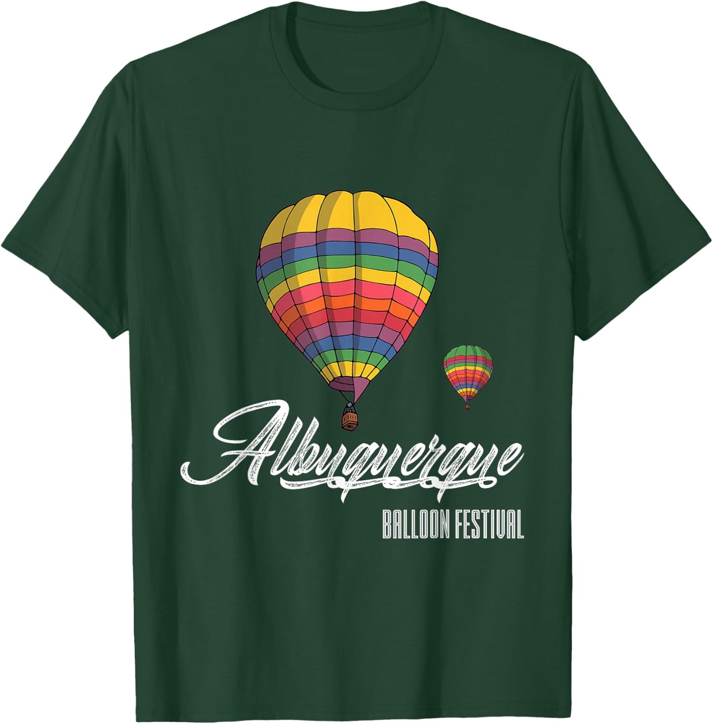 Albuquerque Balloon Festival Shirt | New Mexico Shirt Gift T-Shirt - T-Shirt | Forest