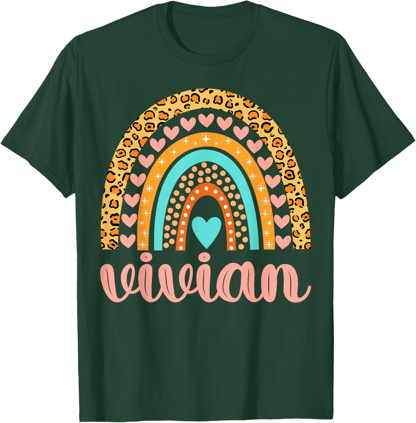Vivian Vivian Name Birthday Shirt Gift T-Shirt - T-Shirt | Forest