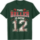12th Birthday Baseball Boy 12 Year Old Baseball Player Kids T-Shirt - T-Shirt | Forest
