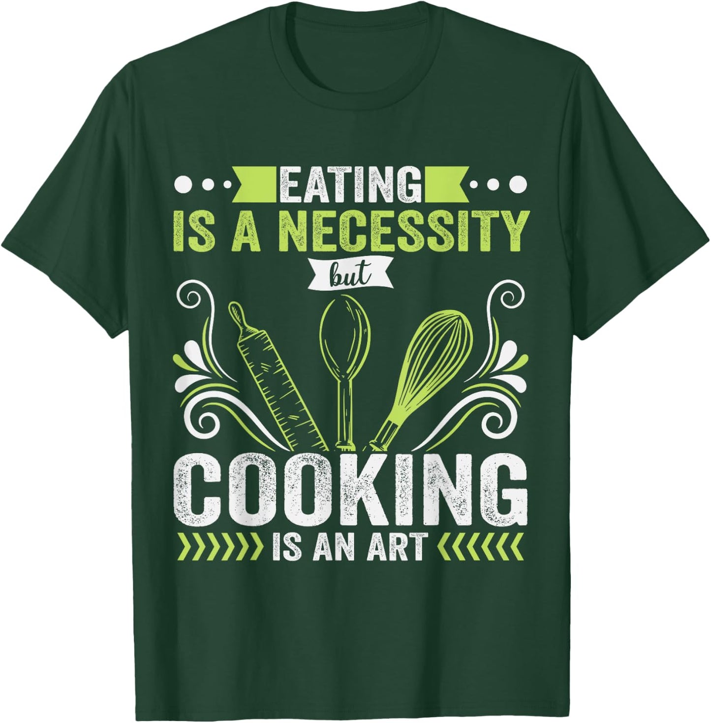 Gangster Chef Culinary Badass Mamas Cooking Is Necessity Art T-Shirt - T-Shirt | Forest
