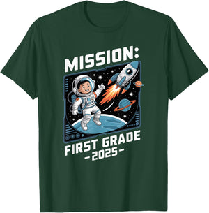 Mission 1st Class Astronaut School Start School Child Space T-Shirt - T-Shirt | Forest