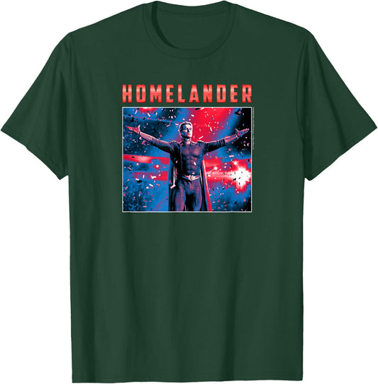 The Boys Season 4 Homelander Political Campaign Stage T-Shirt - T-Shirt | Forest