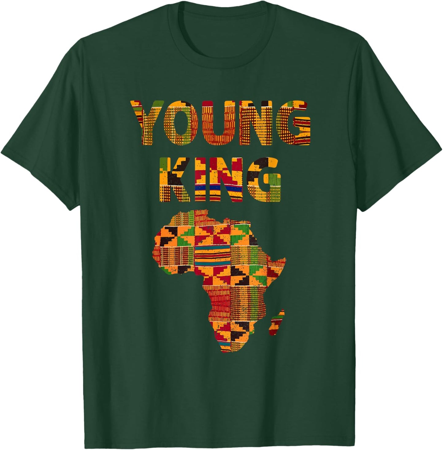 Cool African Kente Art Men Boys Kids African American Print Small T-Shirt - T-Shirt | Forest
