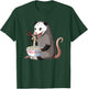 Funny Japanese Kawaii Ramen Opossum T-Shirt - T-Shirt | Forest