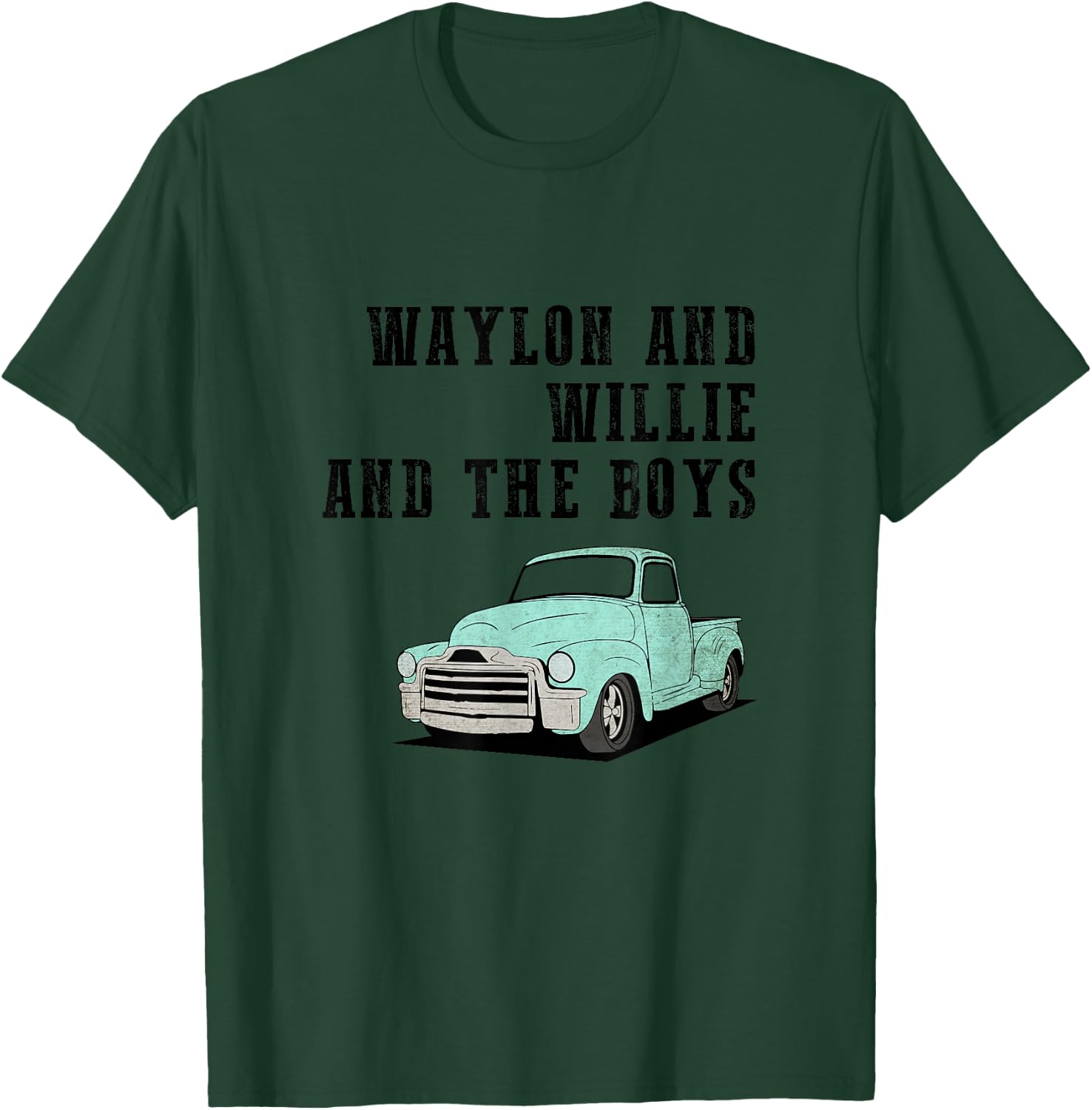 Waylon and Willie and The Boys T-Shirt - T-Shirt | Forest