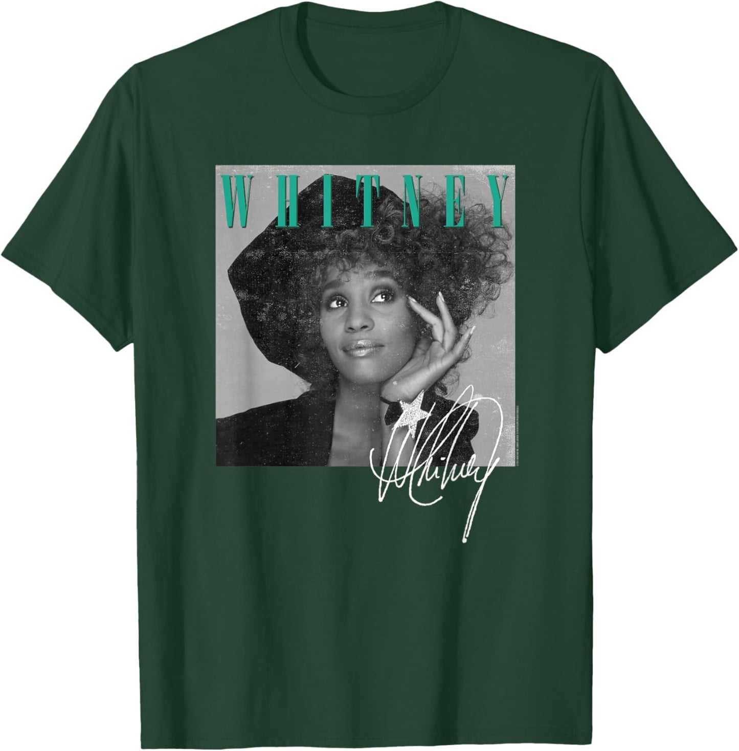 Whitney Houston Shooting Star T-Shirt - T-Shirt | Forest