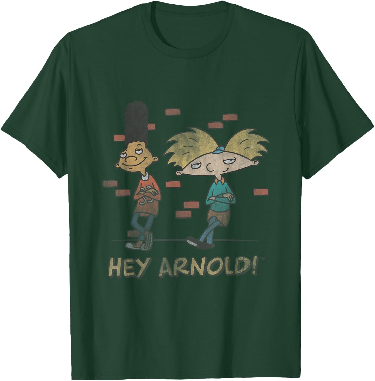 Nickelodeon Hey Arnold! Gerald and Arnold T-Shirt - T-Shirt | Forest