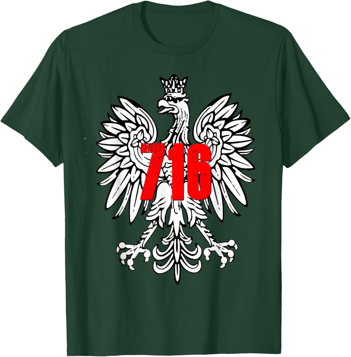 Dyngus Day Shirt Polish Falcon Eagle 716 Buffalo NY New York T-Shirt - T-Shirt | Forest