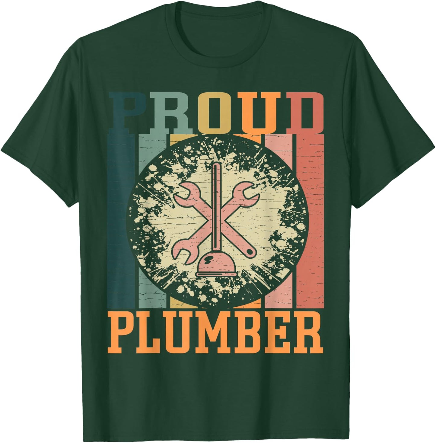 Proud Plumber T-Shirt - T-Shirt | Forest