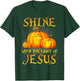 Jack O Lantern Jesus Pumpkin Shine With The Light Of Jesus T-Shirt - T-Shirt | Forest