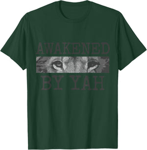 Hebrew Israelite Awakened By Yah Judah Lion Jew Jewish T-Shirt - T-Shirt | Forest