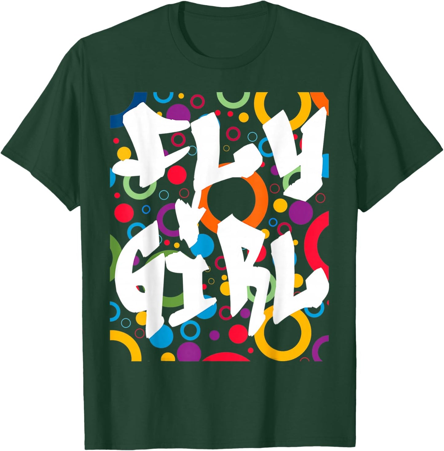Fly Girl 80s 90s B-Girl Old School Hip Hop T-Shirt - T-Shirt | Forest