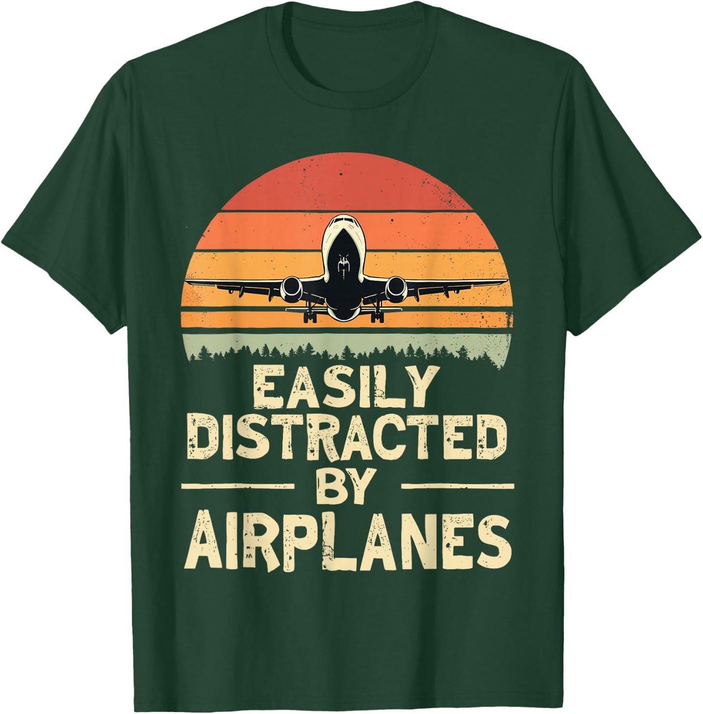 Funny Aviation Lover Pilot T-Shirt - T-Shirt | Forest
