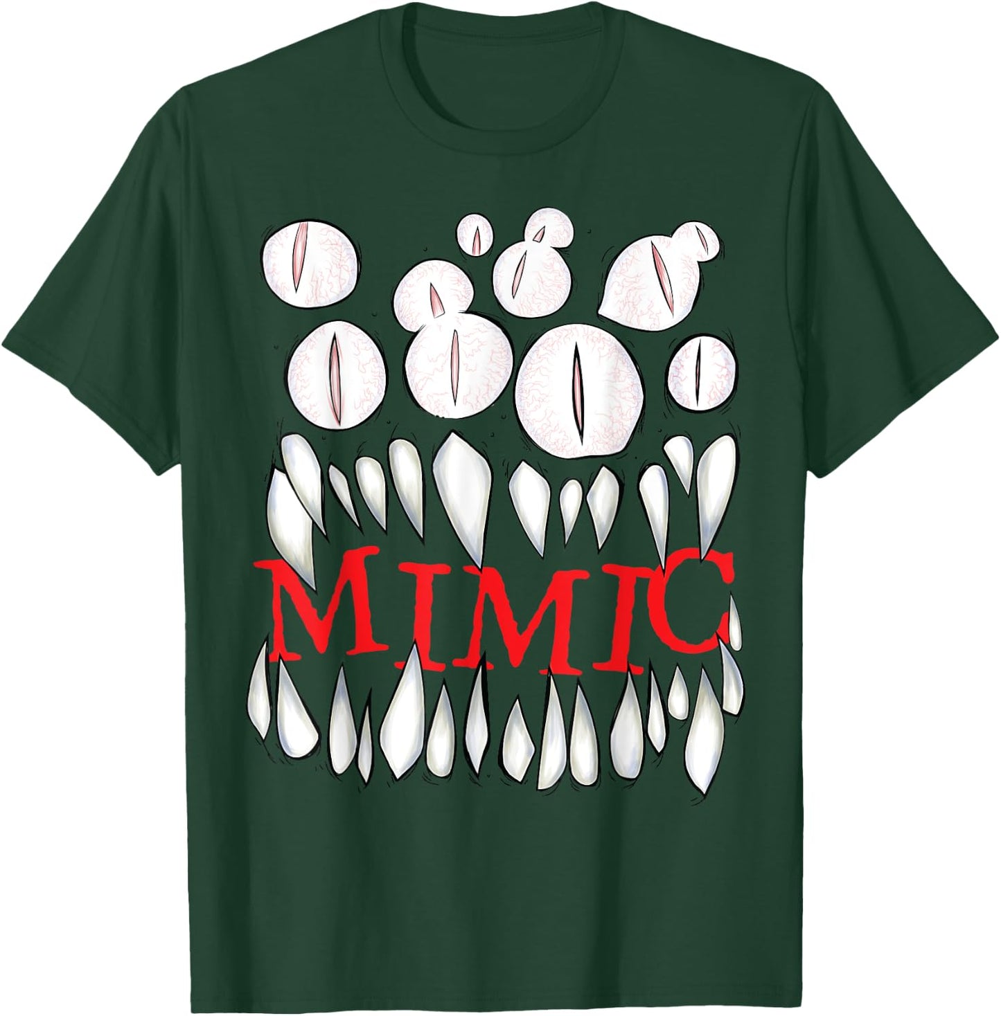 Mimic Tabletop Roleplaying Game Monster RPG Not a Mimic T-Shirt - T-Shirt | Forest