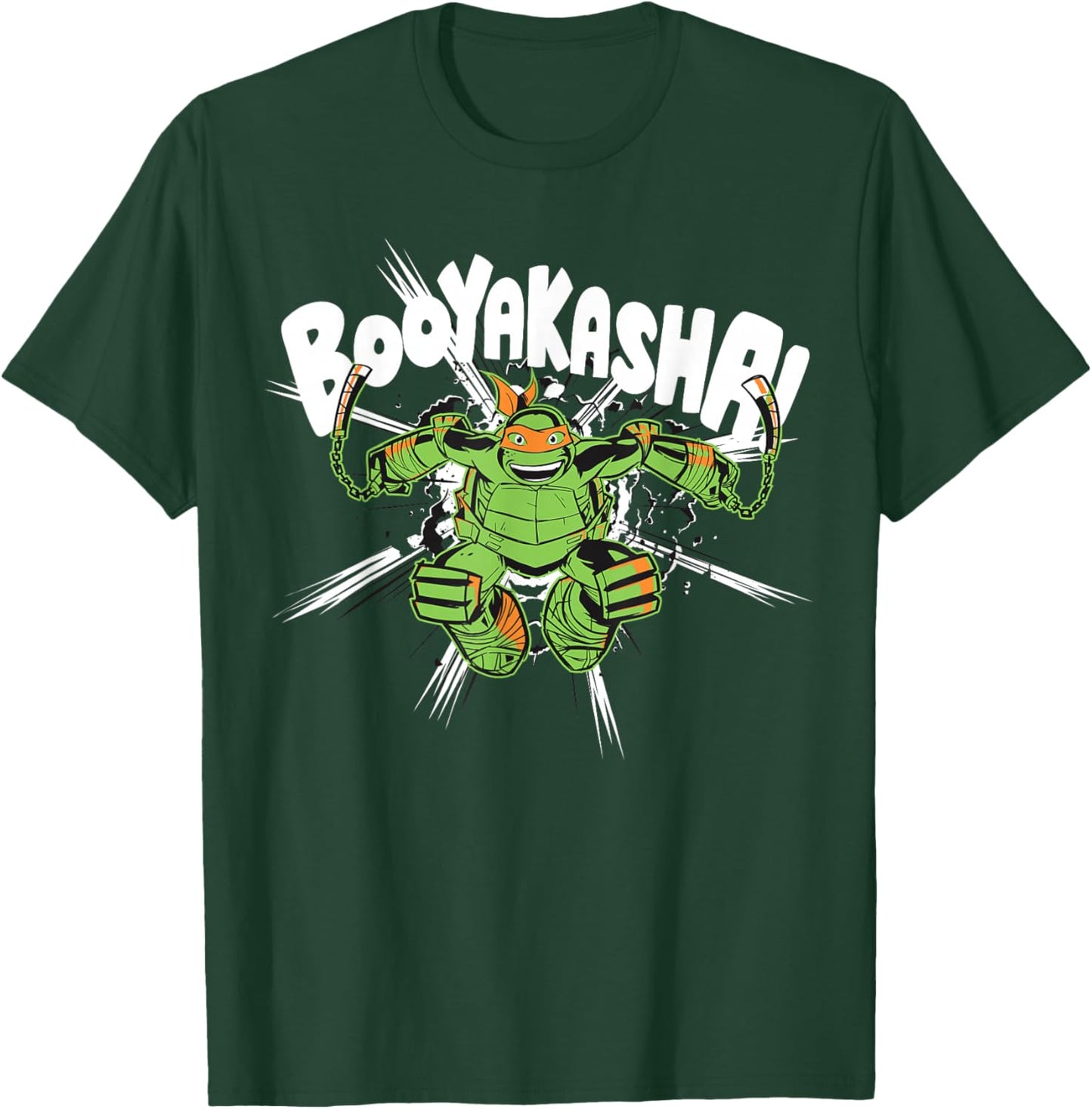 Teenage Mutant Ninja Turtles Mikey Booyakasha T-Shirt - T-Shirt | Forest
