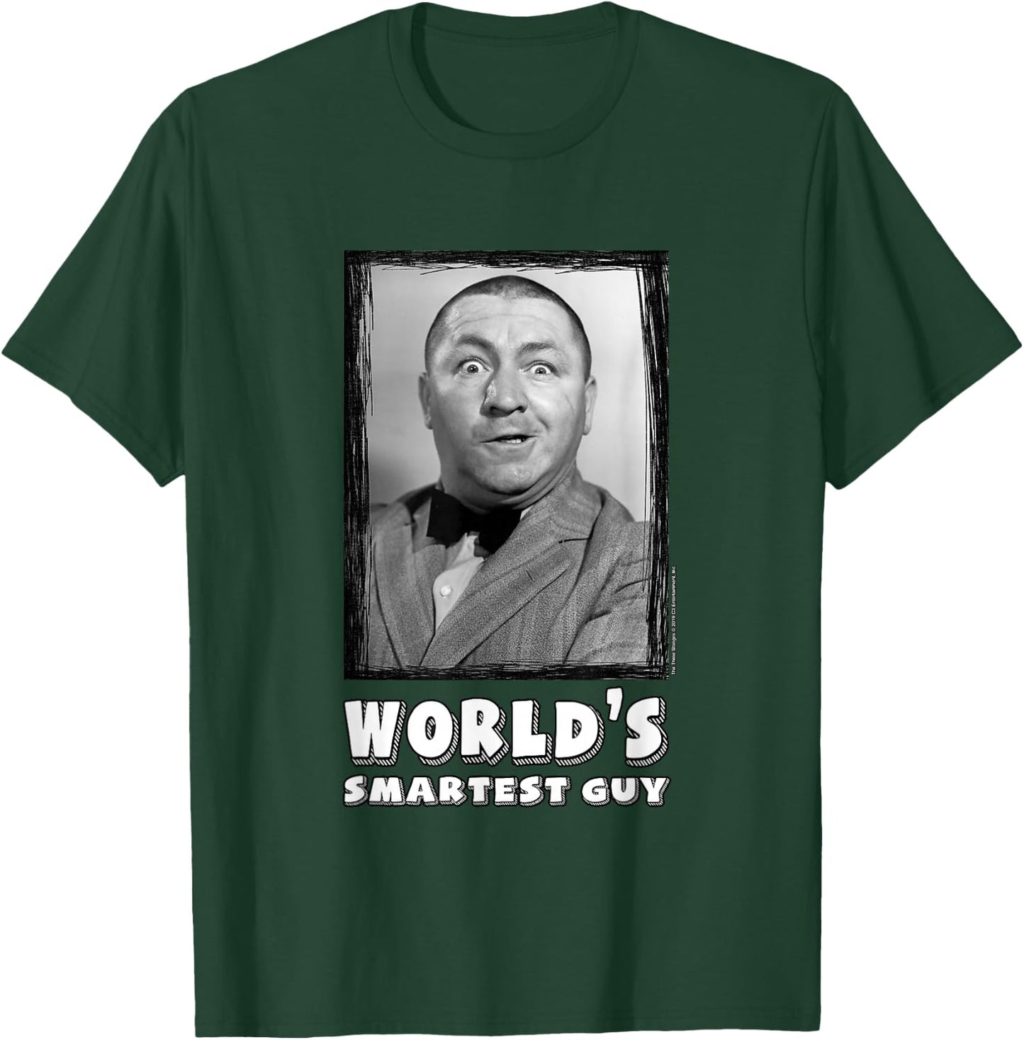 TTS- The Three Stooges: Curly, World's Smartest Guy T-Shirt - T-Shirt | Forest
