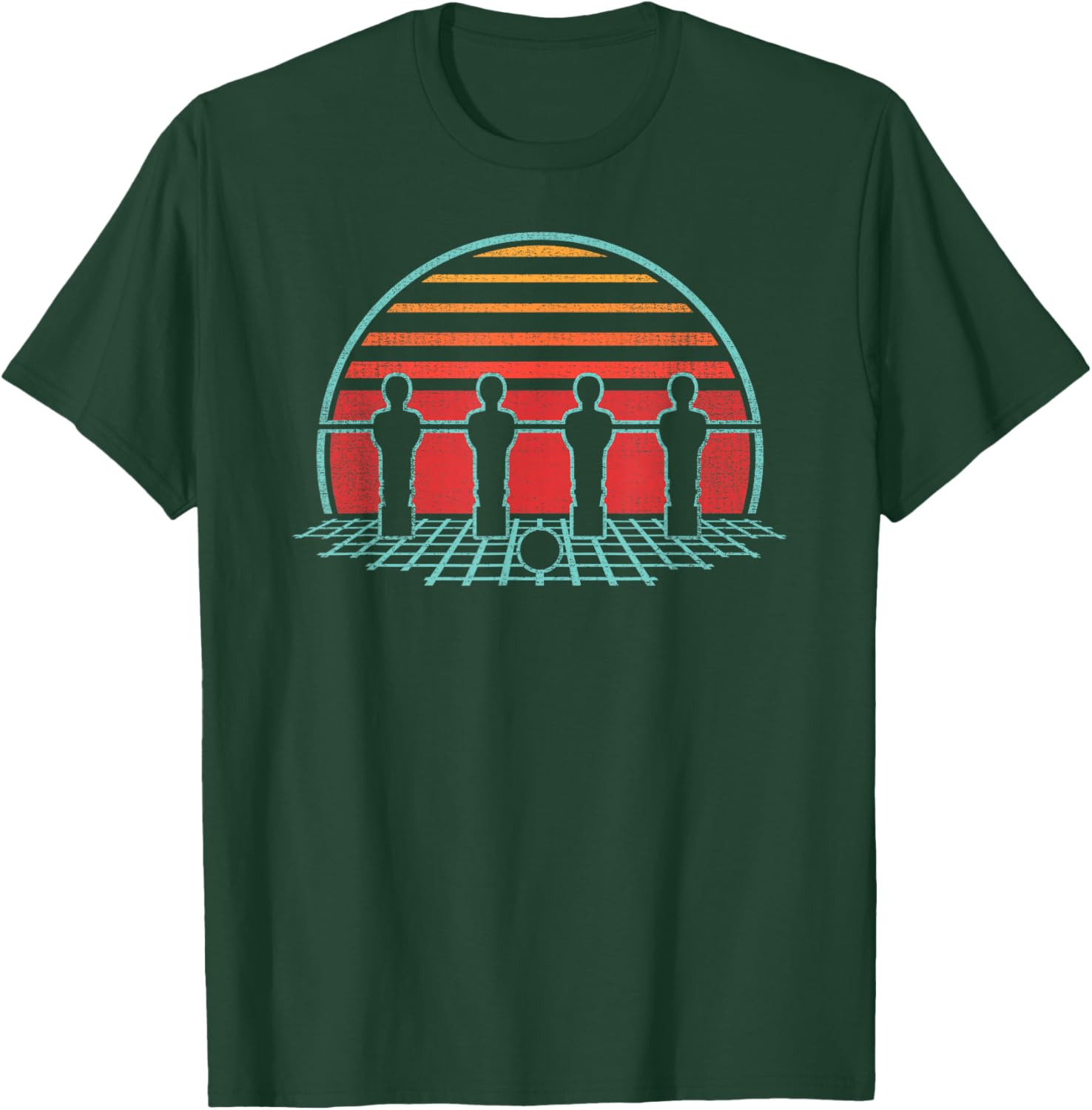 Foosball Retro 80s Style T-Shirt - T-Shirt | Forest