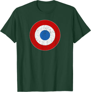 France Air Roundel Faf French Armed Forces T-Shirt - T-Shirt | Forest