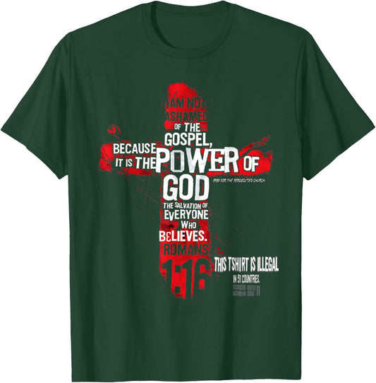 This Shirt is Illegal in 51 Countries Christian T-Shirt - T-Shirt | Forest
