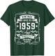 Vintage 1959 66 Years Old Gifts 66yr 66th Birthday T-Shirt - T-Shirt | Forest