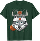 Wolf Basketball Player Coach Sport Basketball Lover Baller T-Shirt - T-Shirt | Forest
