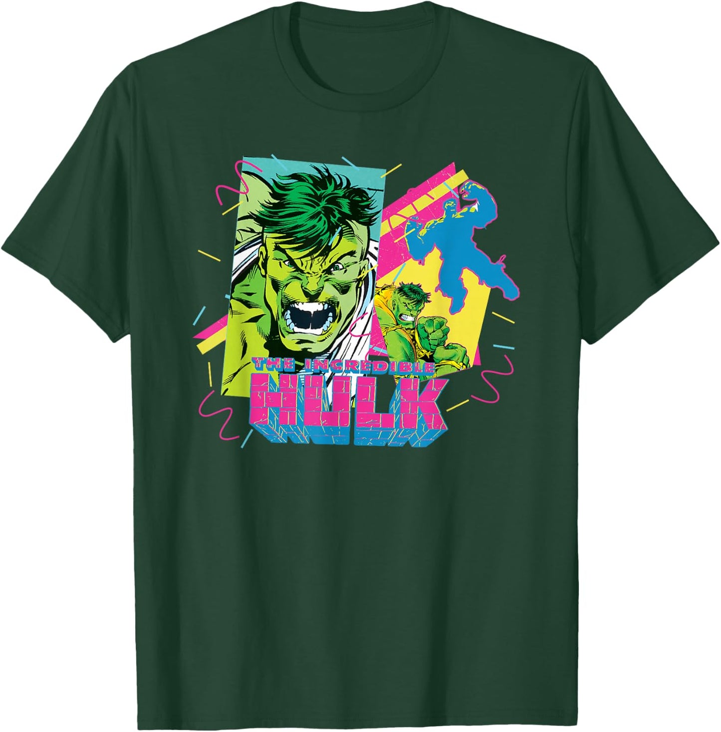 Marvel The Incredible Hulk Retro 90s T-Shirt - T-Shirt | Forest
