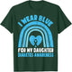 I Wear Blue For My Daughter Diabetes Awareness T1D Daughter T-Shirt - T-Shirt | Forest