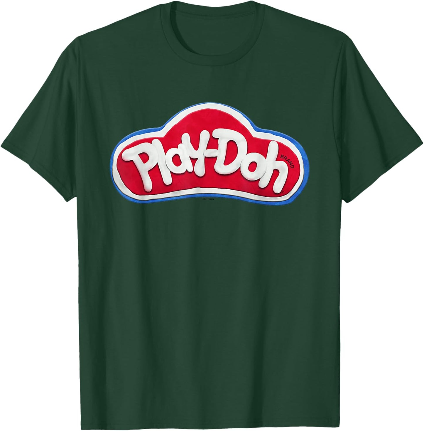 Play-Doh Logo Made with Play-doh T-Shirt - T-Shirt | Forest
