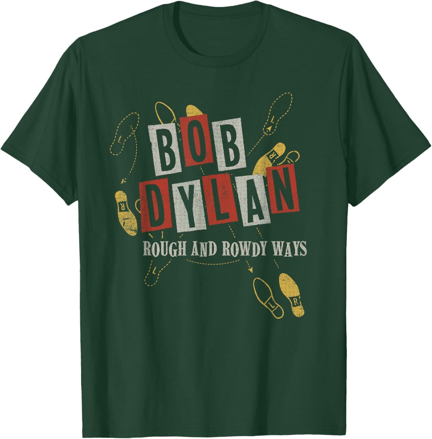 Bob Dylan - L R T-Shirt - T-Shirt | Forest