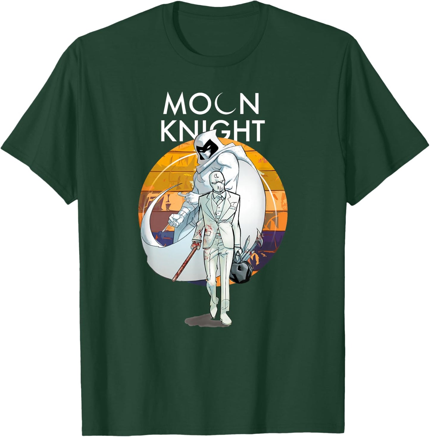 Marvel Moon Knight Marc Spector Comic Book T-Shirt - T-Shirt | Forest