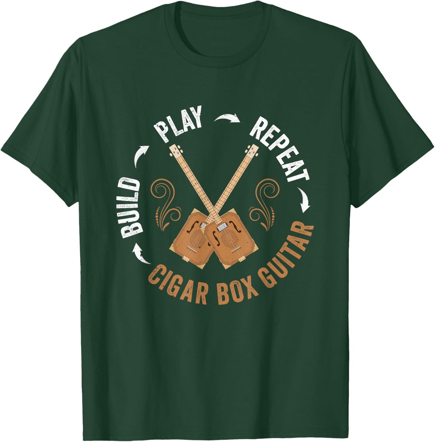 Cigar Box Guitar Cigar Box Guitar T-Shirt - T-Shirt | Forest