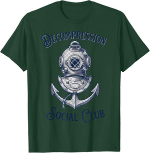 Underwater Welder Commercial Diver Sea Art T-Shirt - T-Shirt | Forest