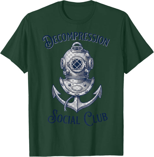 Underwater Welder Commercial Diver Sea Art T-Shirt - T-Shirt | Forest