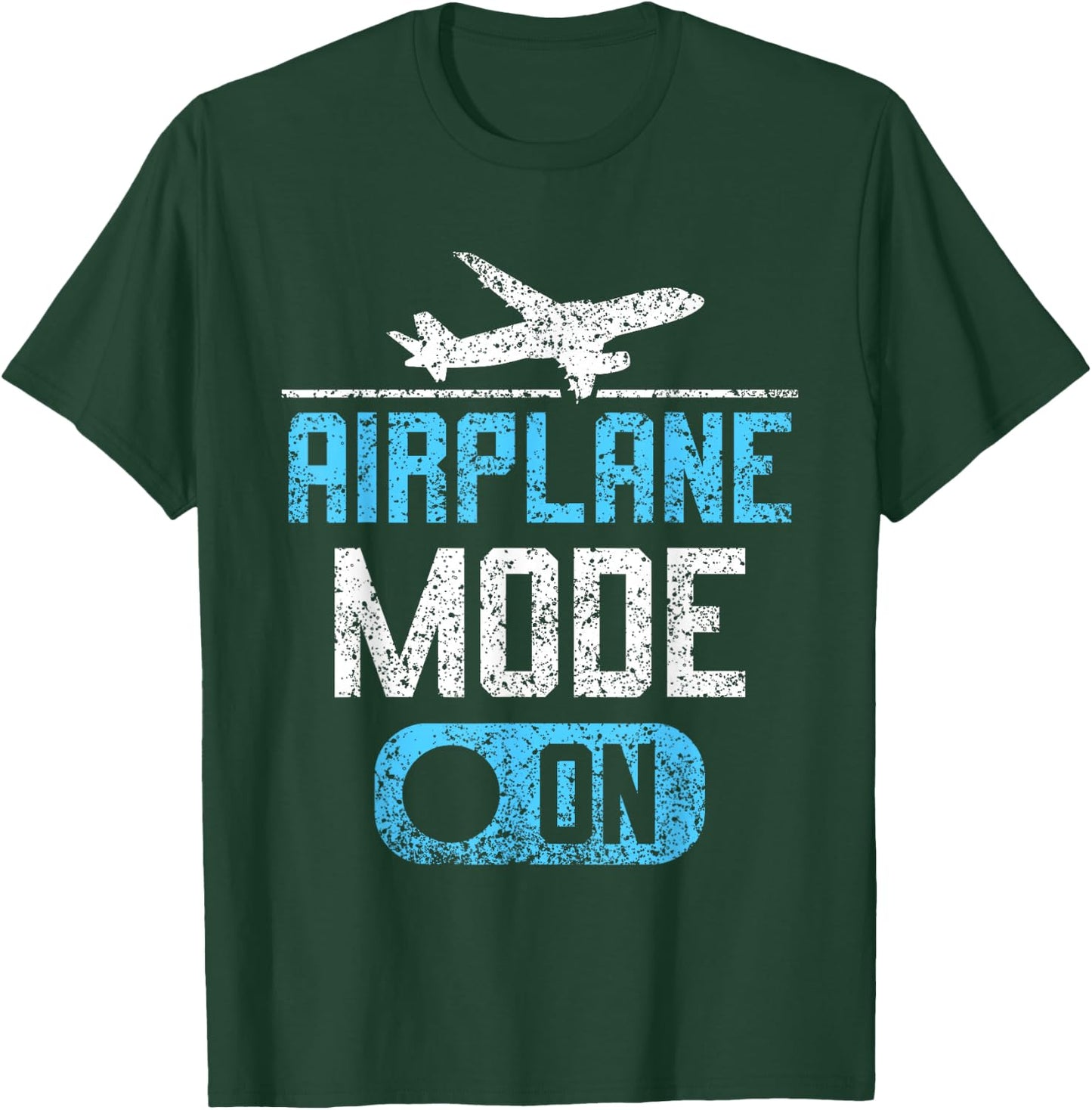 Aircraft Mode One Plane Guide Aviator Aeroplane Pilot T-Shirt - T-Shirt | Forest
