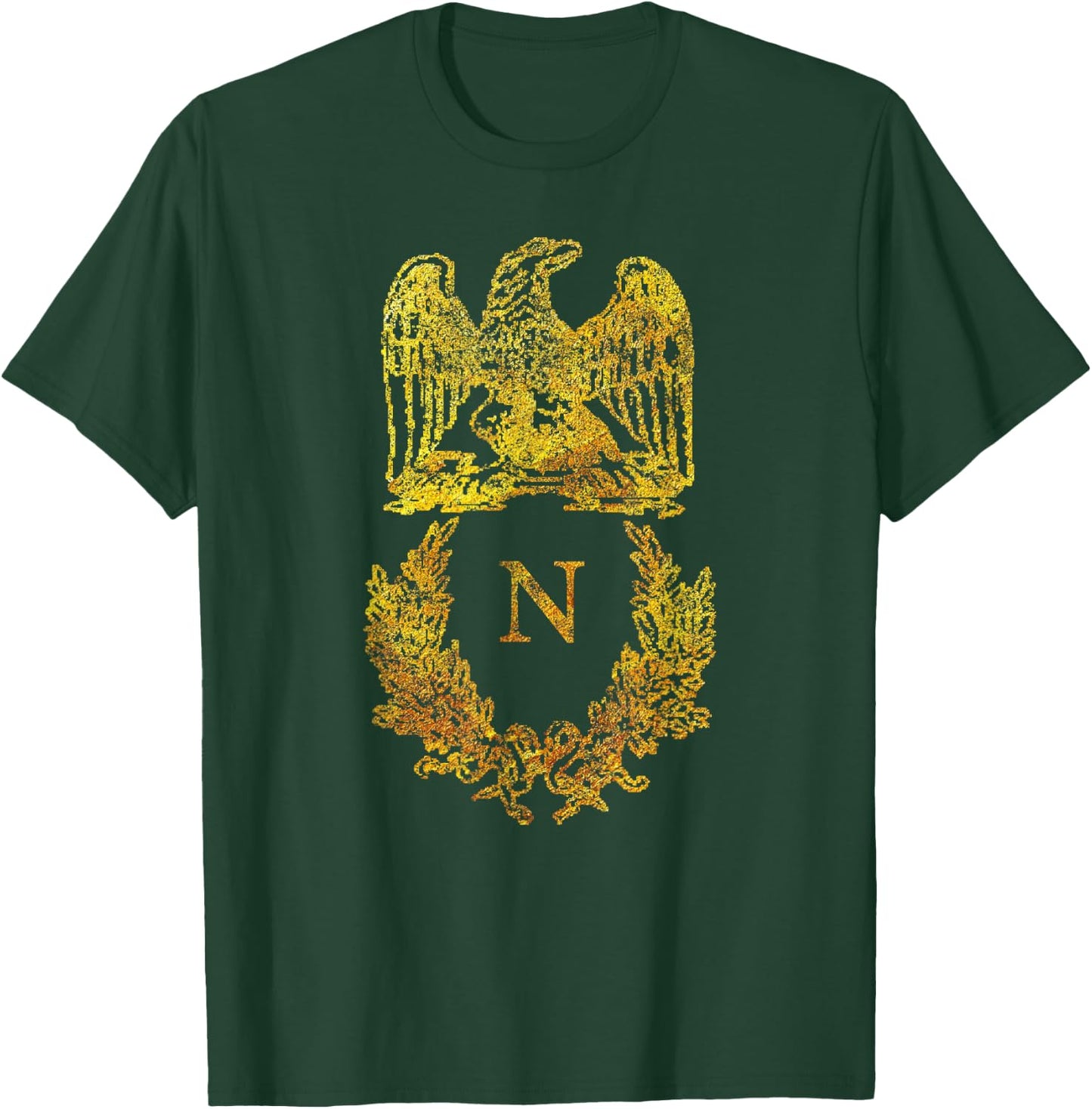 Napoleon Bonaparte Eagle Emblem Badge Napoleonic T-Shirt - T-Shirt | Forest