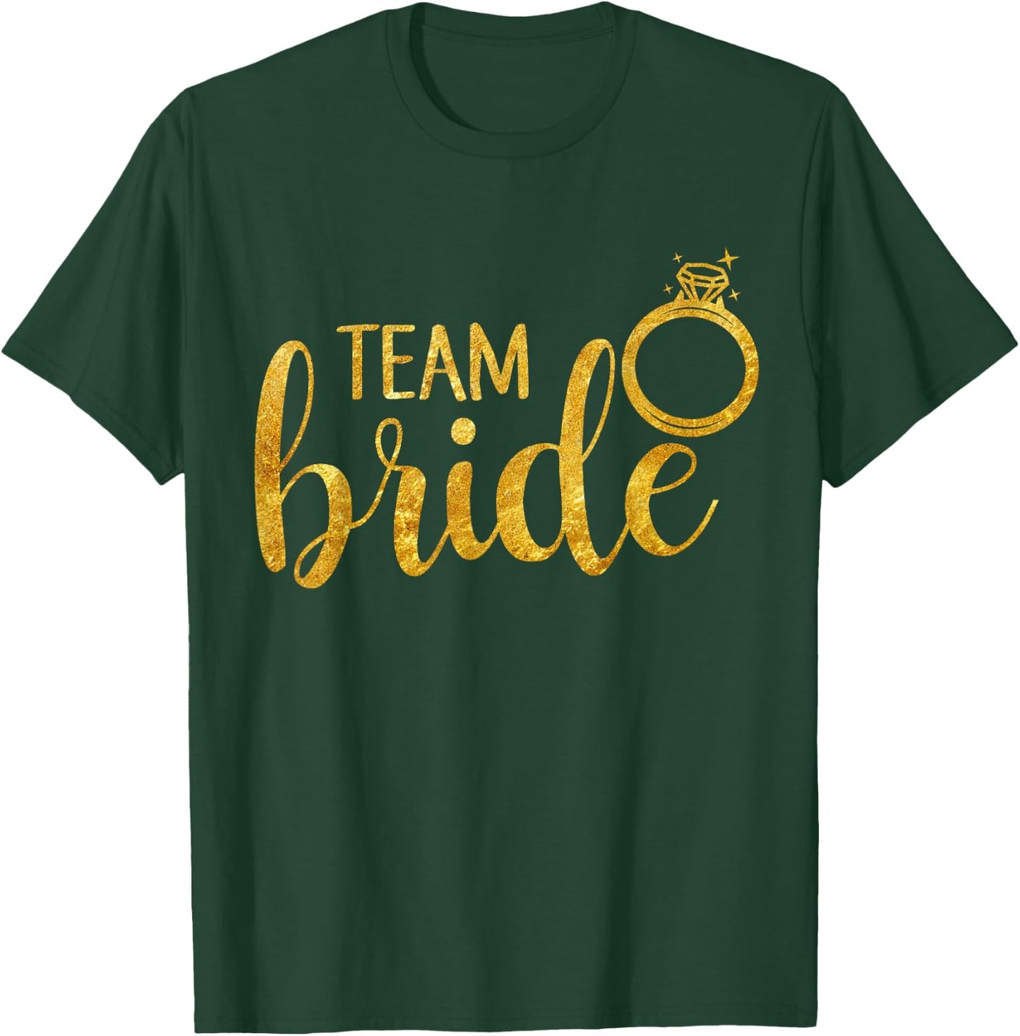 Bachelorette Party , Team Bride Matching Shirt, Black, Small T-Shirt - T-Shirt | Forest