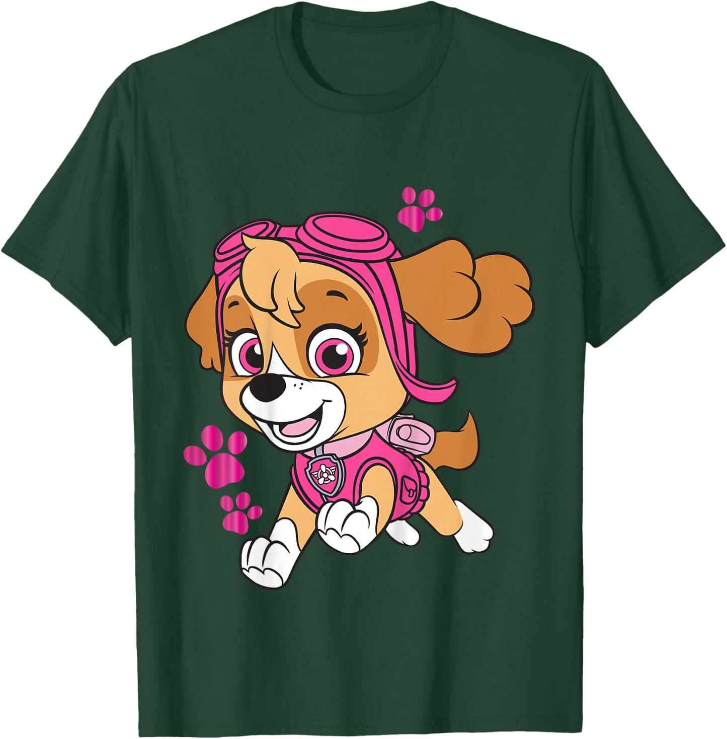 Kids PAW Patrol Skye Leaping Girl's T-Shirt - T-Shirt | Forest